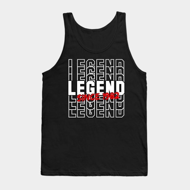 Legend Since 1982 Tank Top by Geoji 